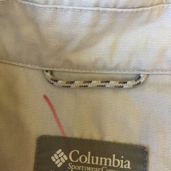 Columbia jacket hiking layer stone washed cloth Utility M - Picture 7 of 16